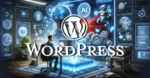 WordPress yapay zeka destekli web sitesi tasarım aracı ekran görüntüsü